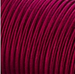 Zdjęcie - Sznurek do sutaszu acetatowy 3mm wiśniowy SZPULA